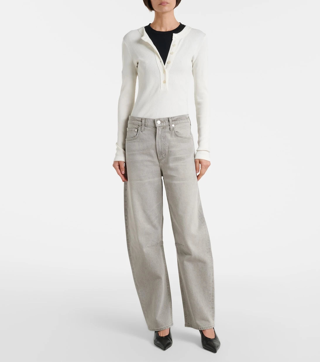 Citizens of Humanity - Miro Long barrel-leg jeans