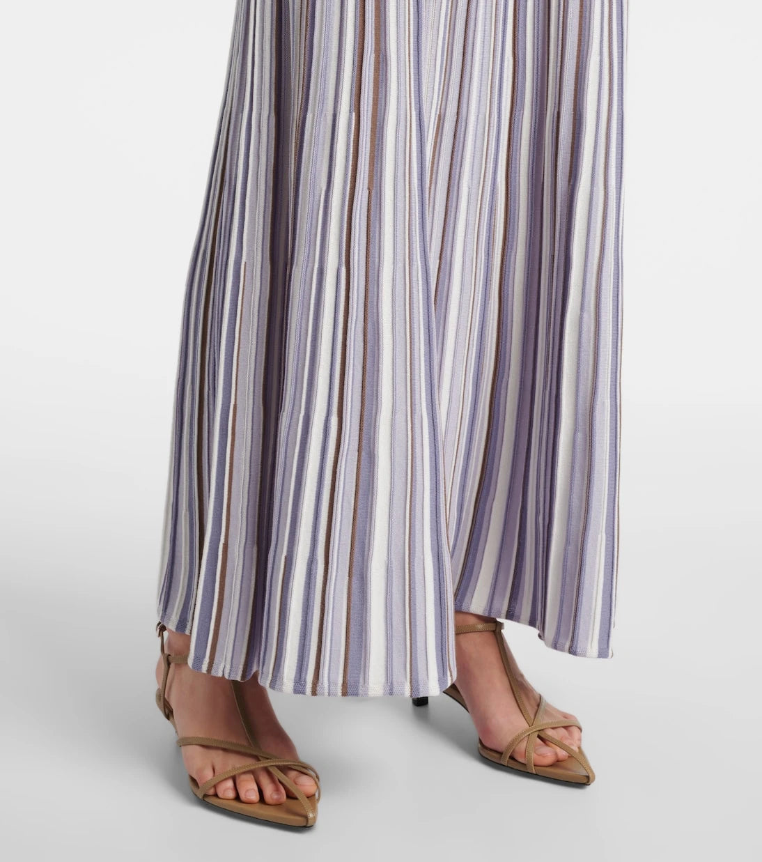 Faithfull - Citara striped cotton-blend maxi dress