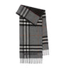 Cashmere Contrast Check Scarf