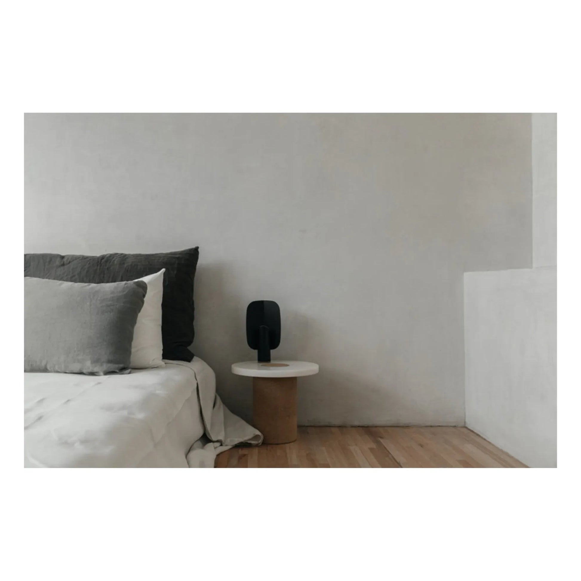 Frama - Sintra Side Table, Cork Base | Marble White