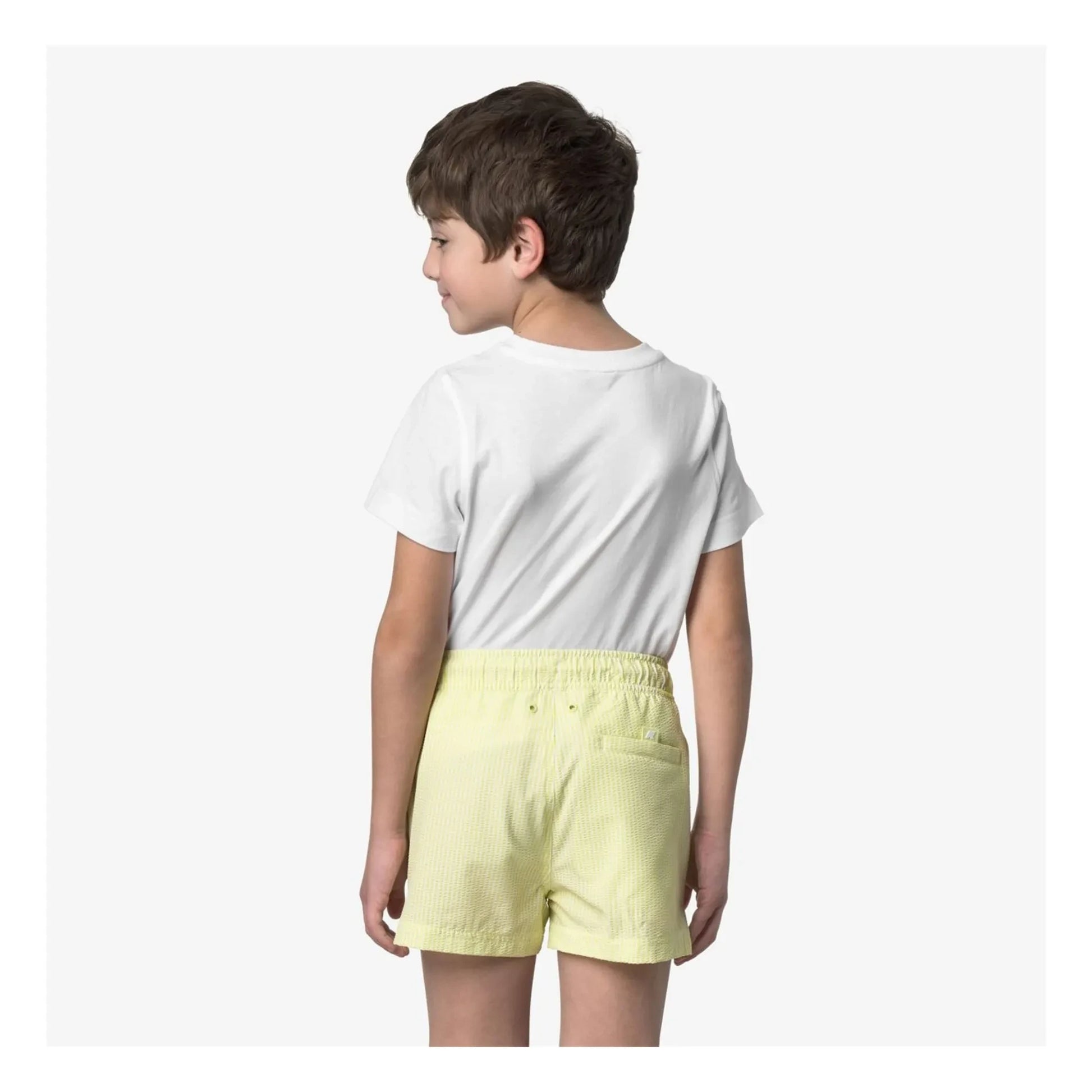 K-way - Hazel Beach Striped Swim Shorts | Yellow