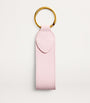 Valentino Garavani Pink Leather VLogo Keychain