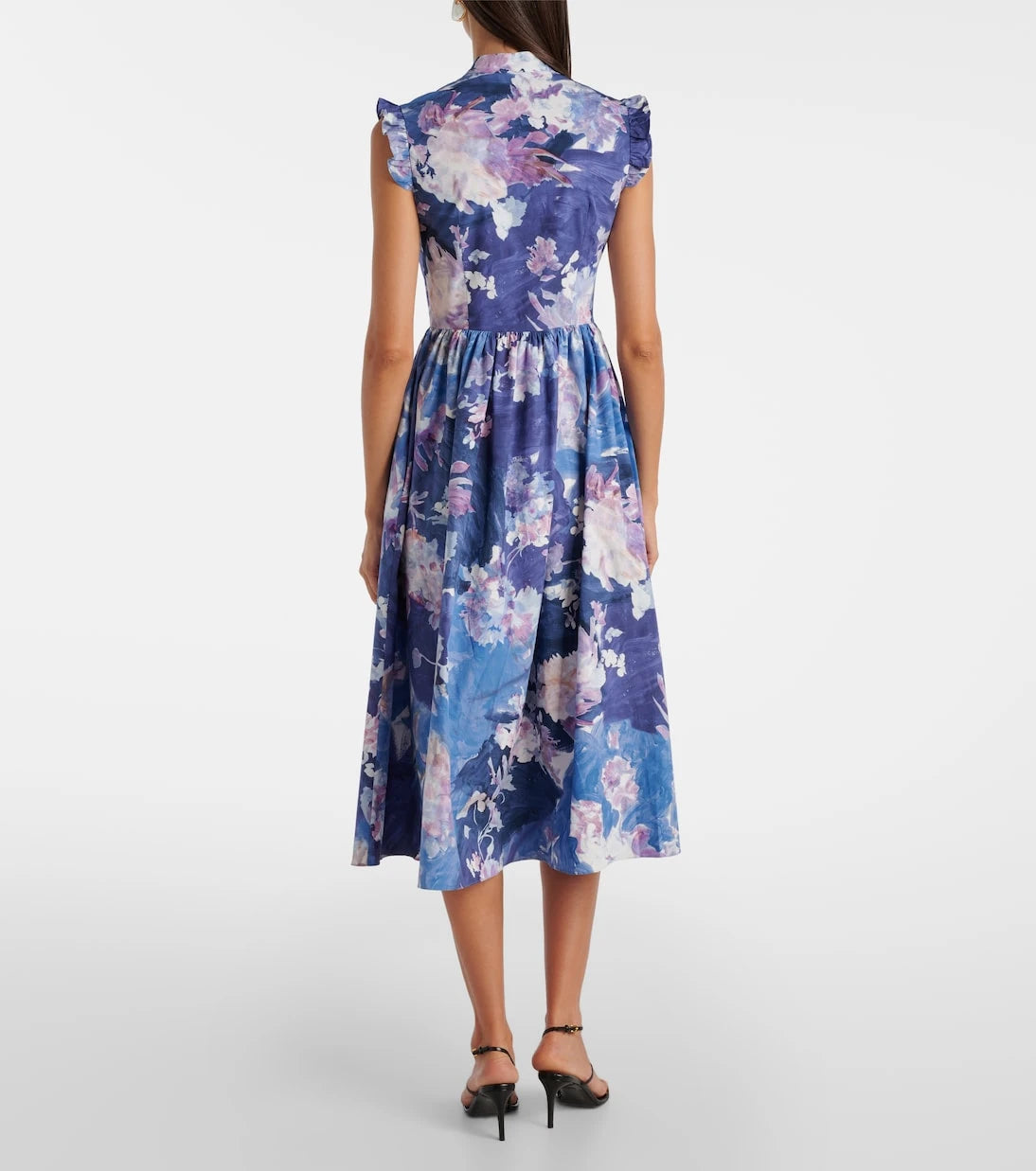 Erdem - Flared floral midi dress