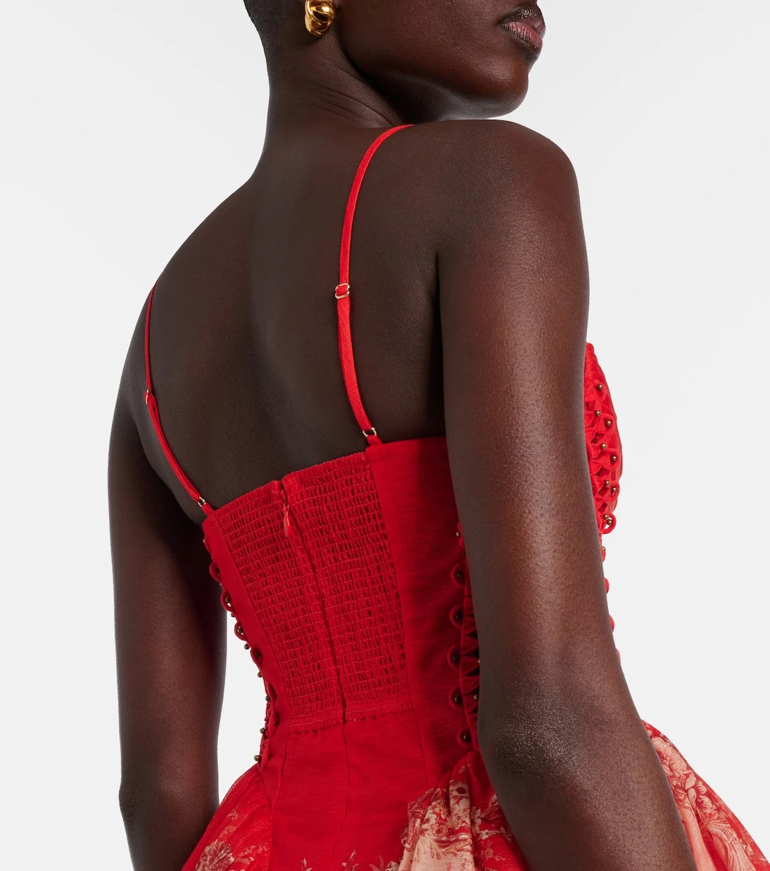 Zimmermann - Rebellion linen and silk minidress