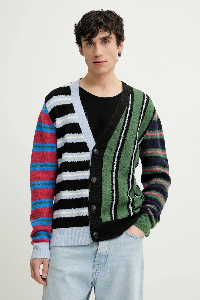Жилетка с вълна Desigual MIDSTRIPES
