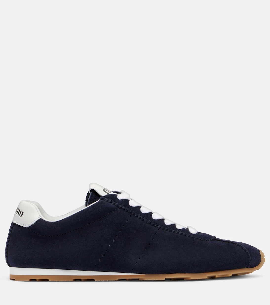 Miu Miu - Plume suede sneakers
