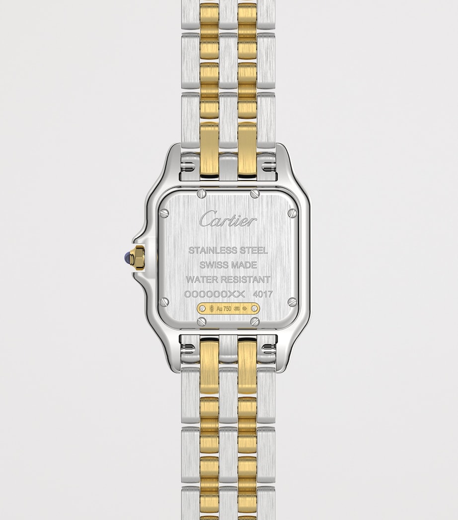 Medium Yellow Gold and Stainless Steel Panthère de Cartier Watch 27mm