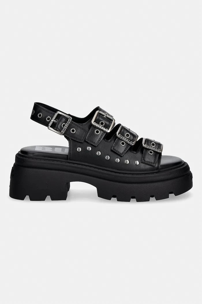 Buffalo kadın platform sandalet Vega Athena Buckle