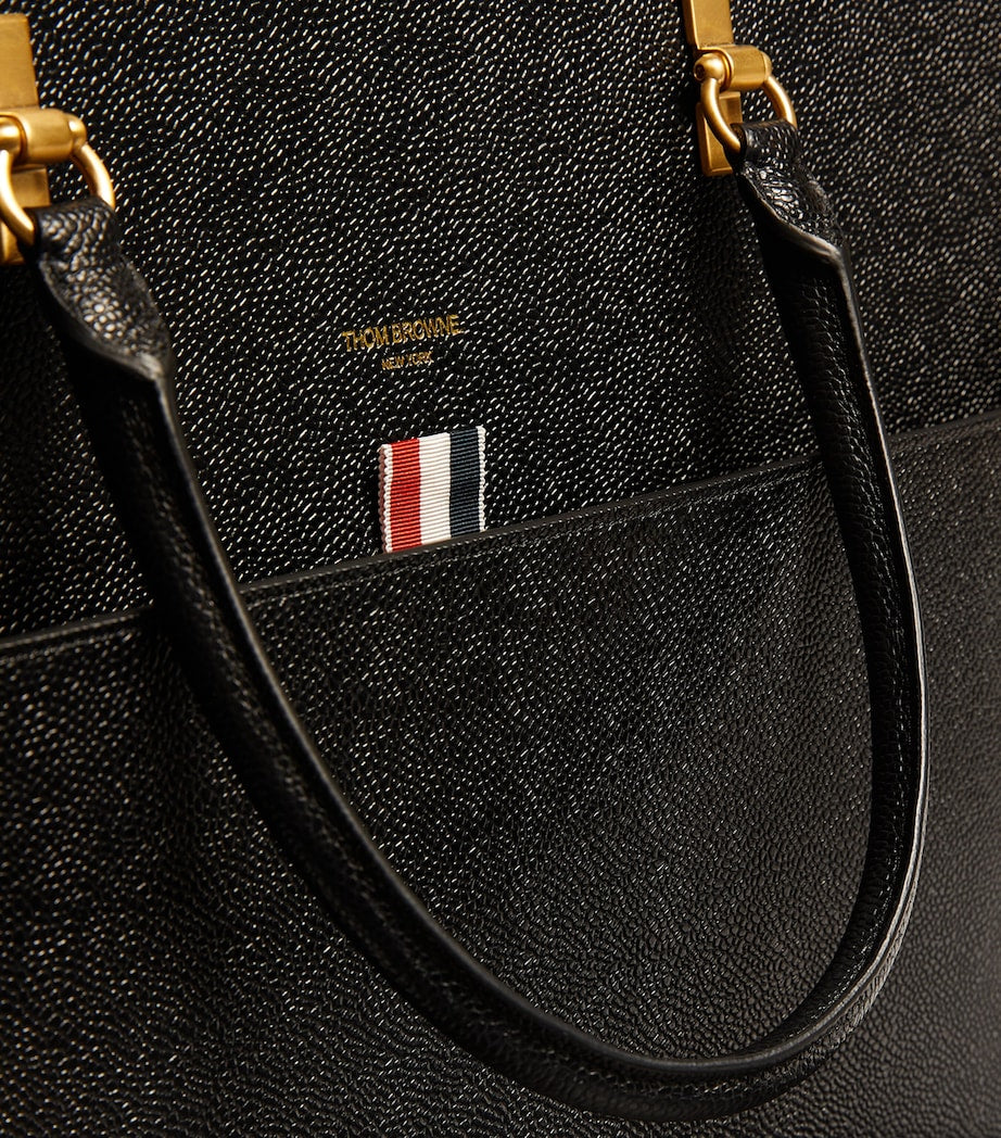 Large Leather Duet Tote Bag