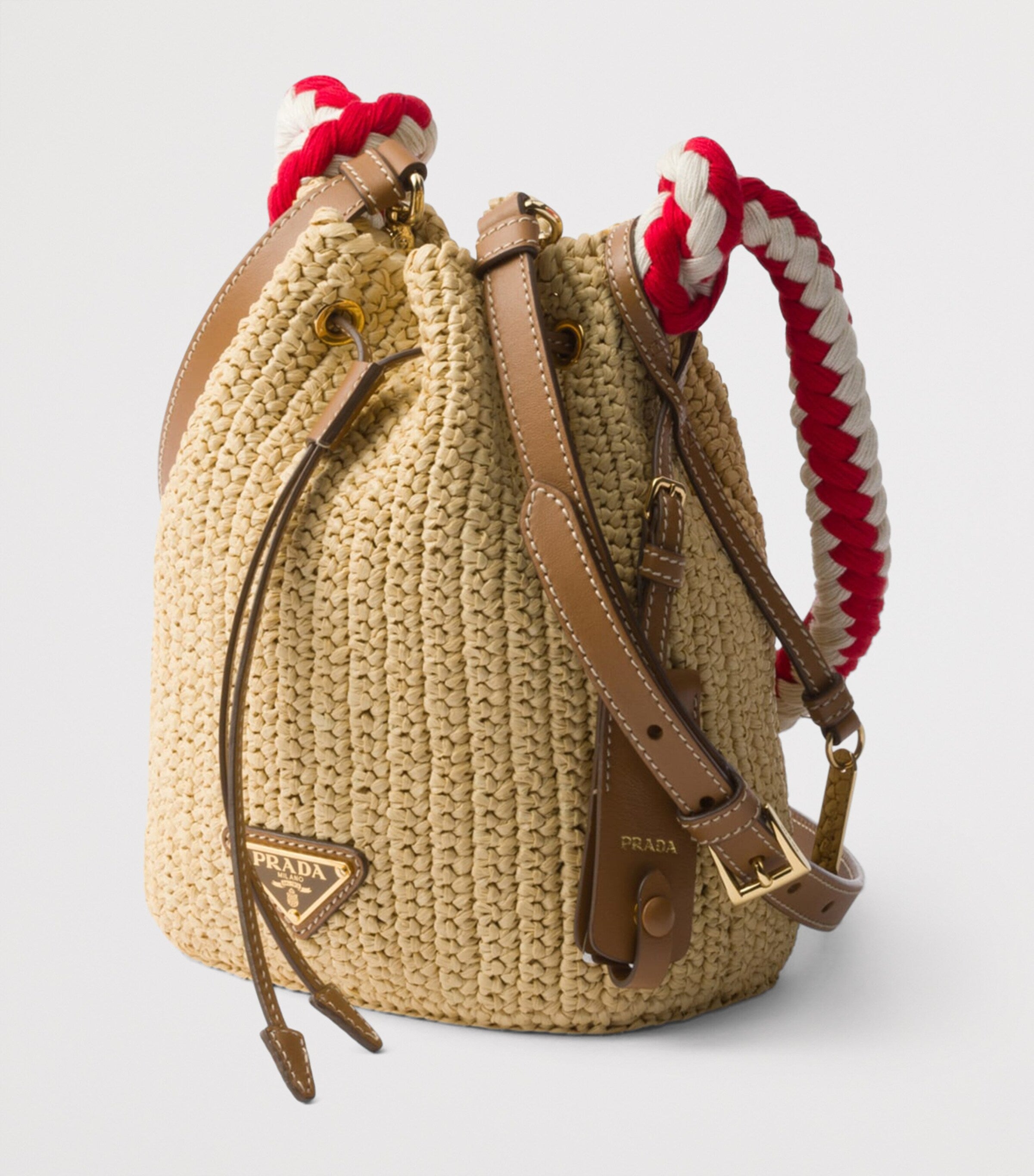 Neutral Mini Crochet Bucket Bag