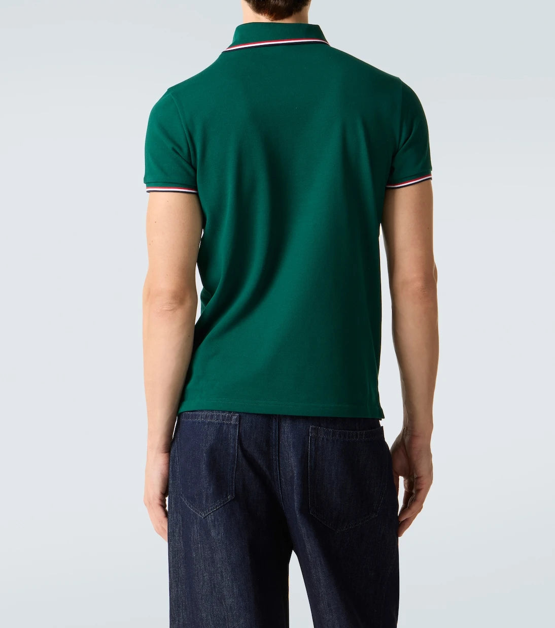 Moncler - Logo cotton piqué polo shirt
