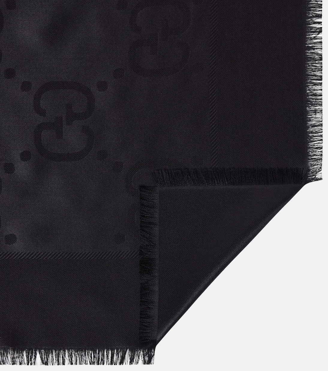 Gucci - GG silk and wool jacquard scarf