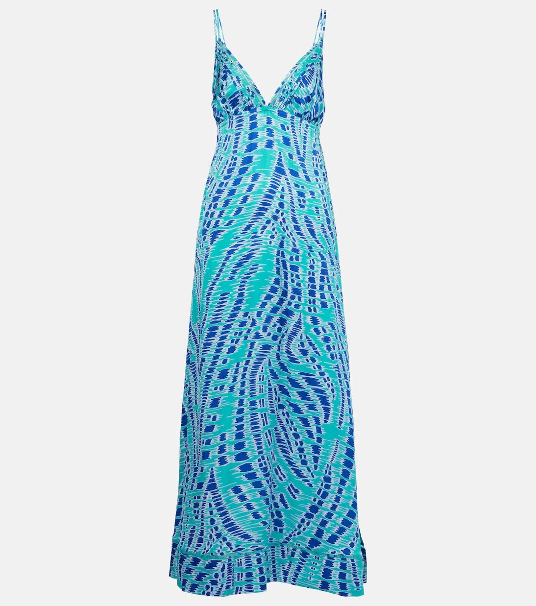Poupette St Barth - Cassandra printed satin slip dress