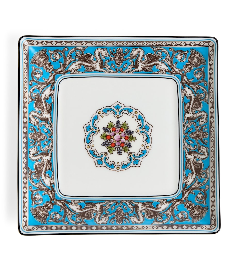 Florentine Turquoise Square Tray (14cm)