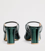 Malone Souliers Green Leather Crocodile-Effect Norah Mules 70
