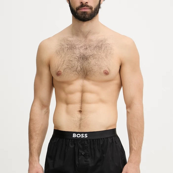 BOSS боксерки мъжки от памук 2P Boxer Shorts EW 2 броя