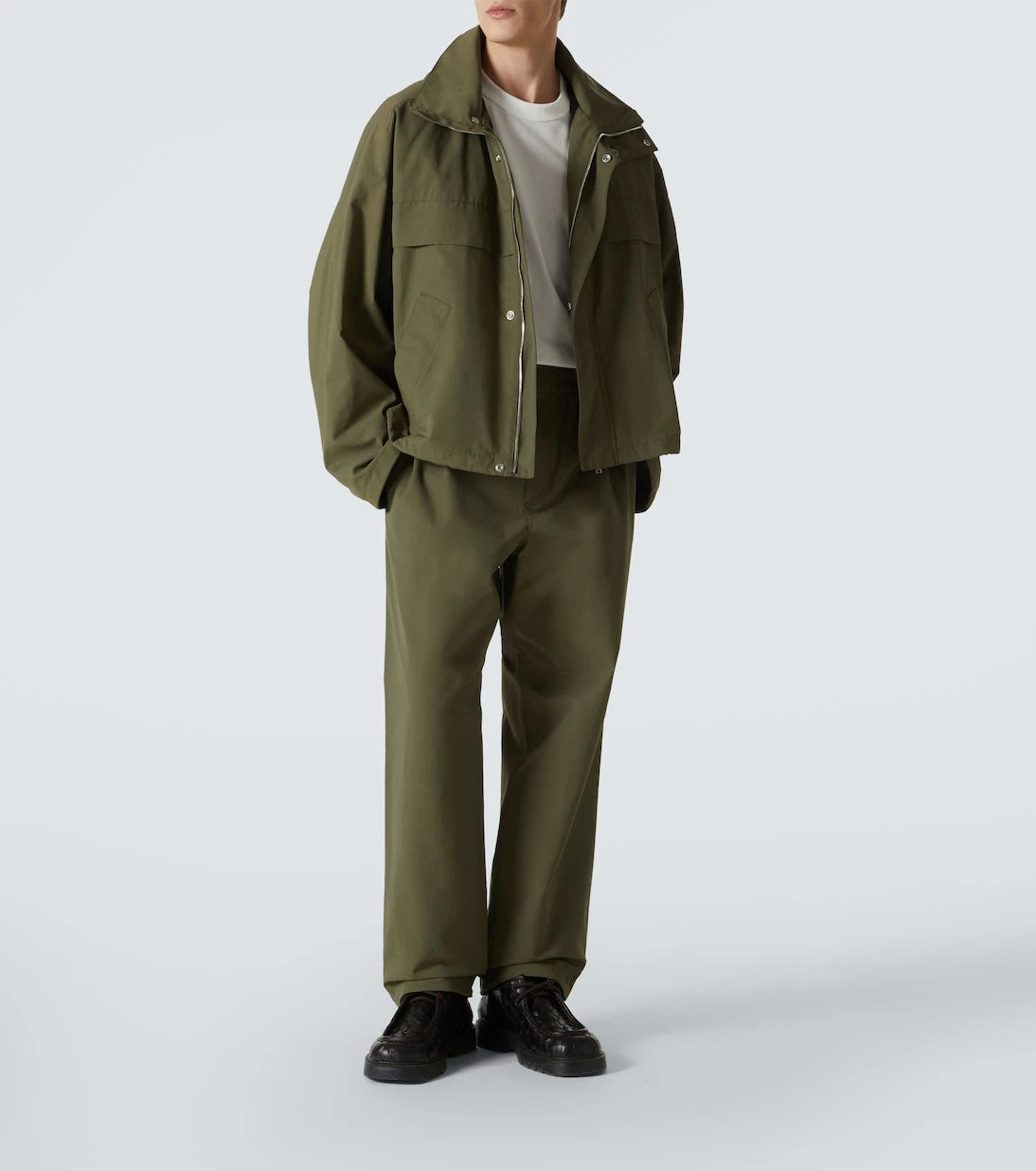 Bottega Veneta - Technical faille straight pants
