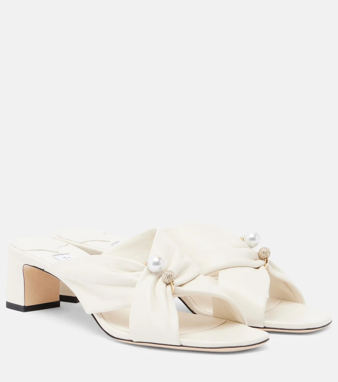 Jimmy Choo - Rafi embellished leather mules