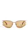 Max Mara Beige Cat-Eye Sunglasses