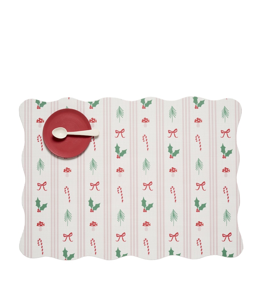Chilewich x Meri Meri Festive Icon Stripes Placemat (34cm x 47cm)
