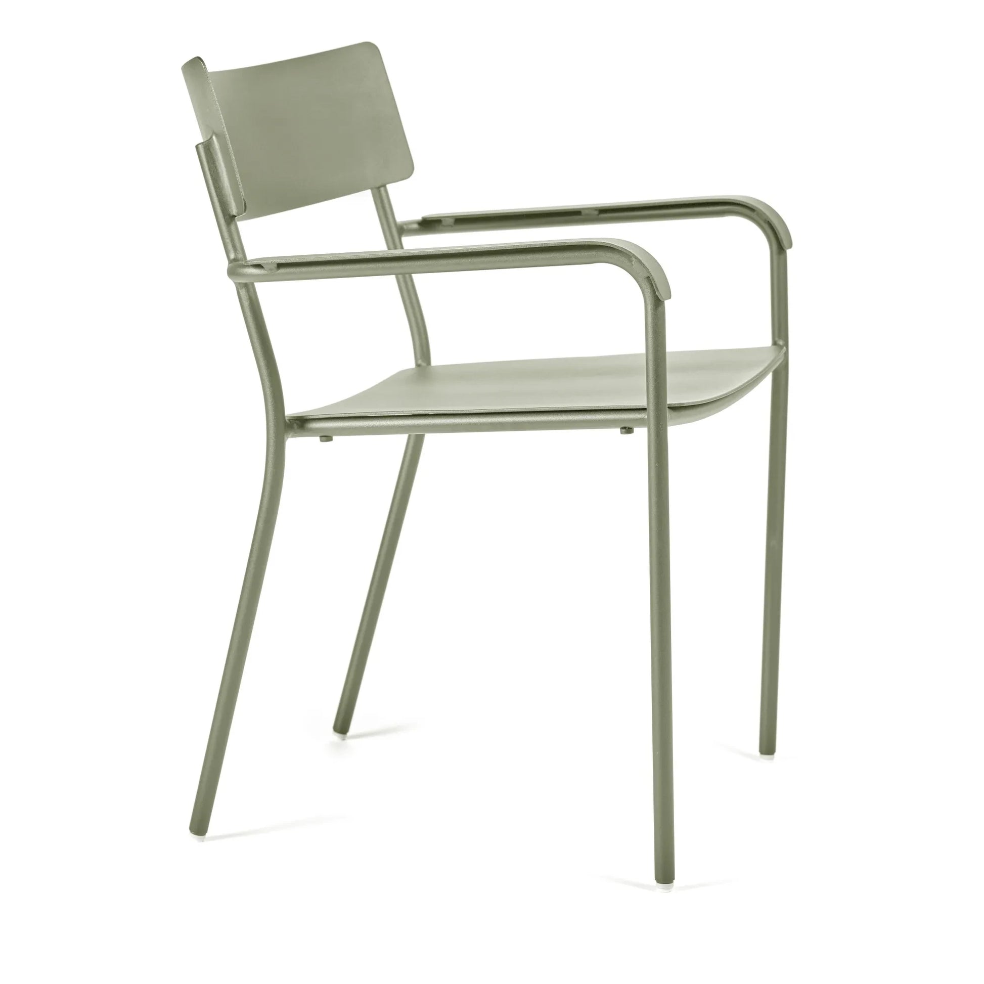 Serax - August Outdoor Chair with Armrests | Eucalyptus