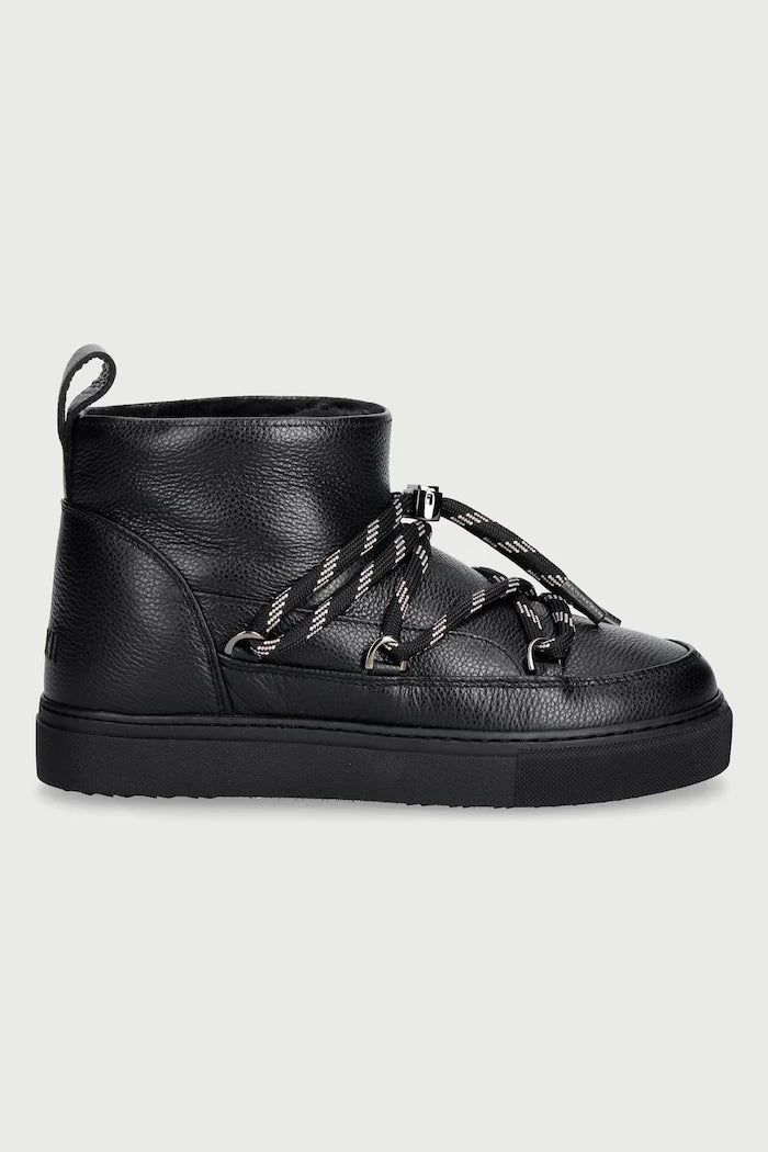 Full Leather Gloss kadın deri kar botları