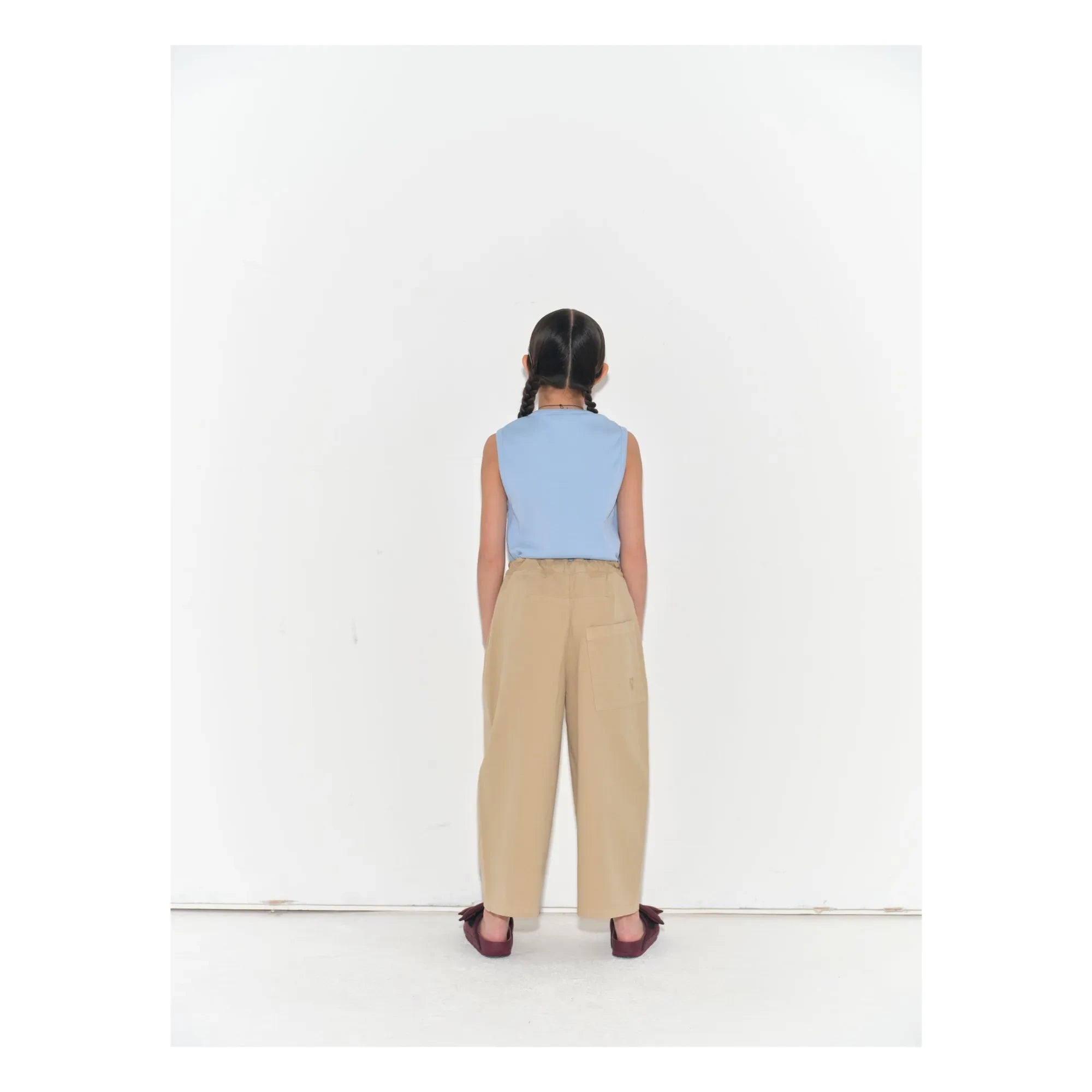 Main Story - Barrel organic cotton pants | Beige