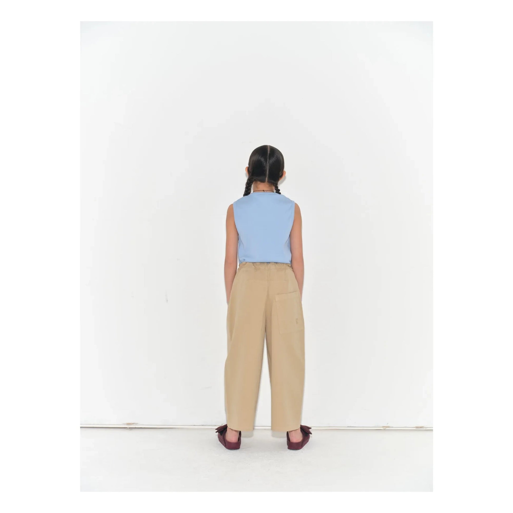Main Story - Barrel organic cotton pants | Beige