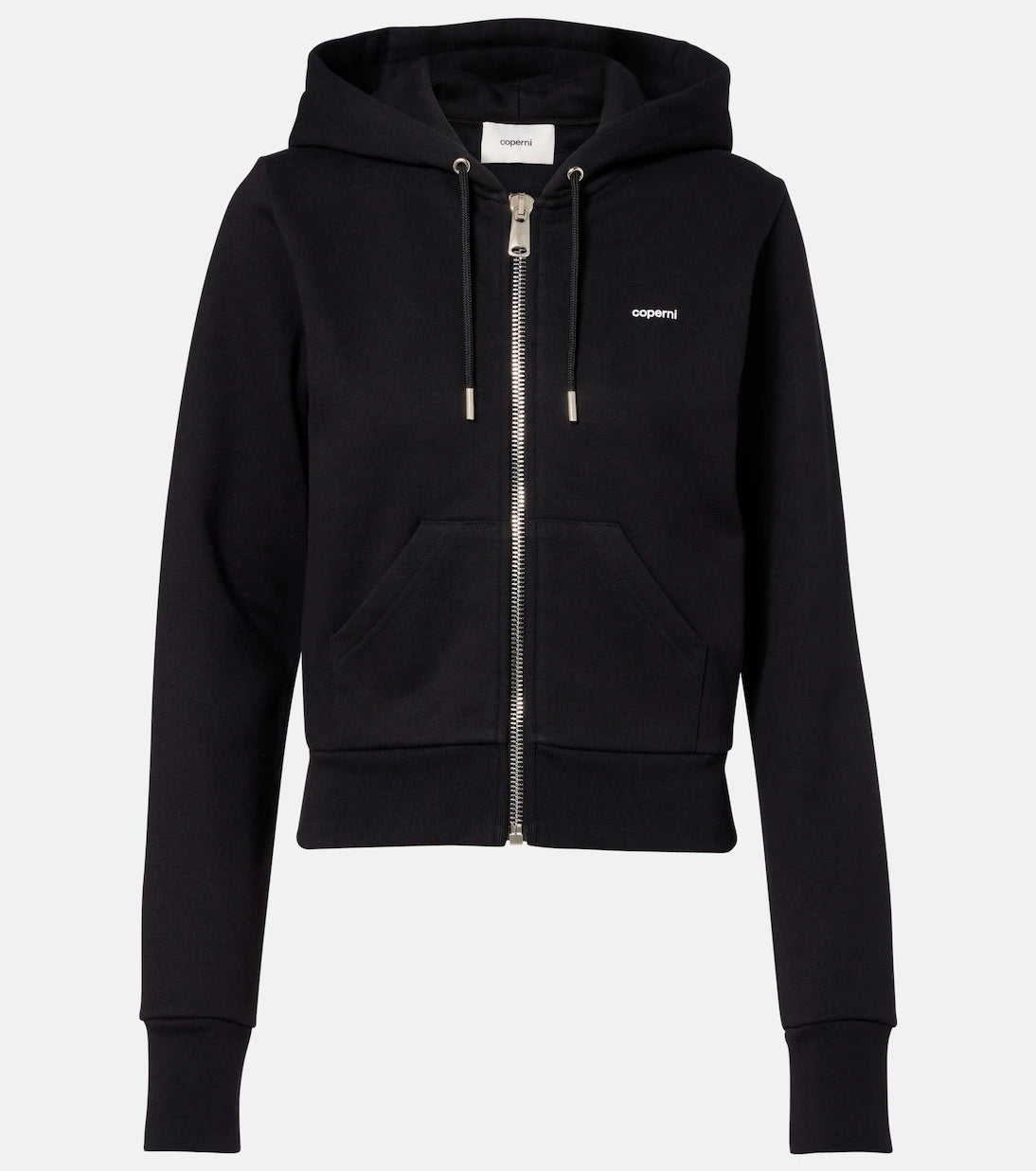 Coperni - Cotton-blend jersey zip-up hoodie