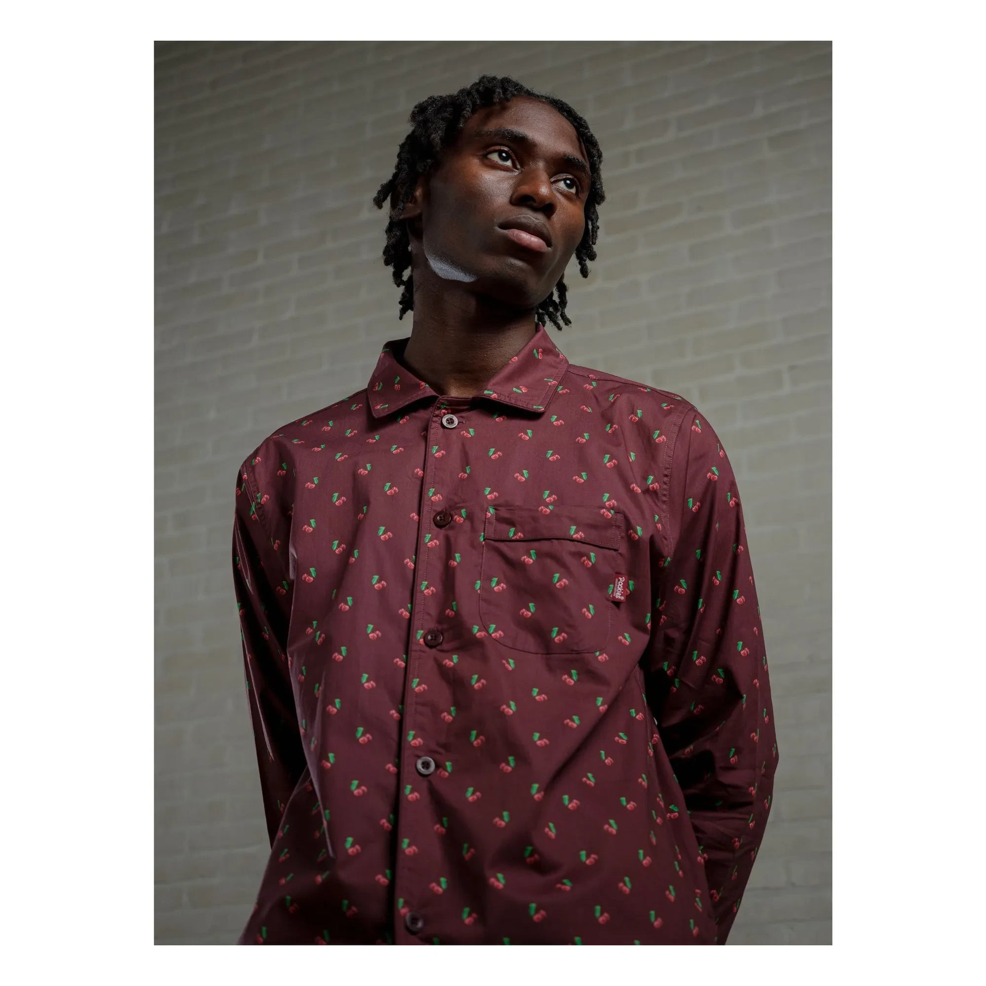 Pockies - Cherry Pyjama Pants  | Cherry red