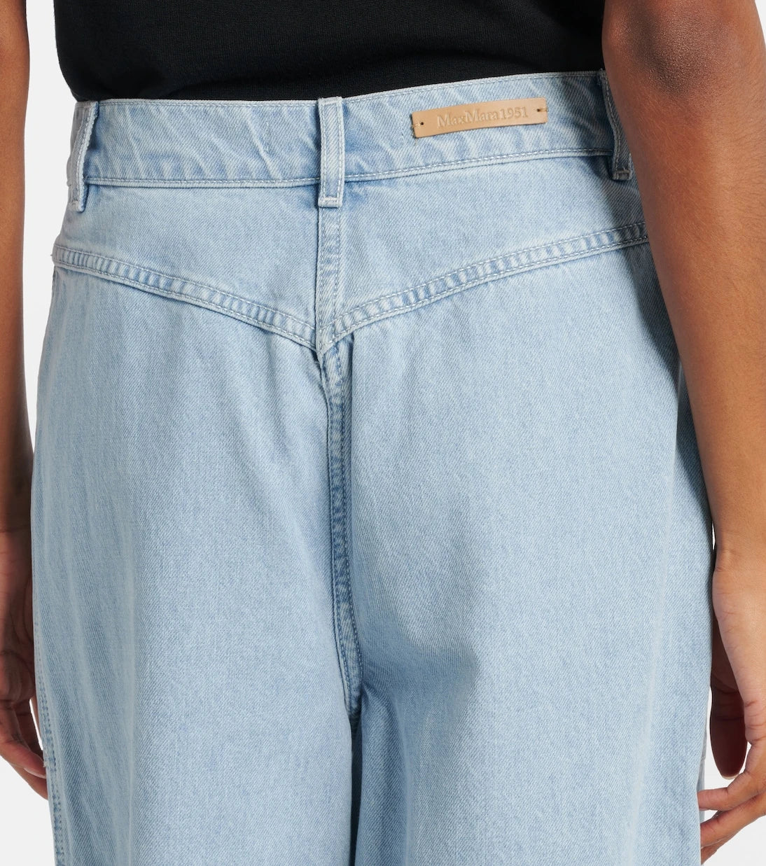 Max Mara - Pugnale high-rise wide-leg jeans