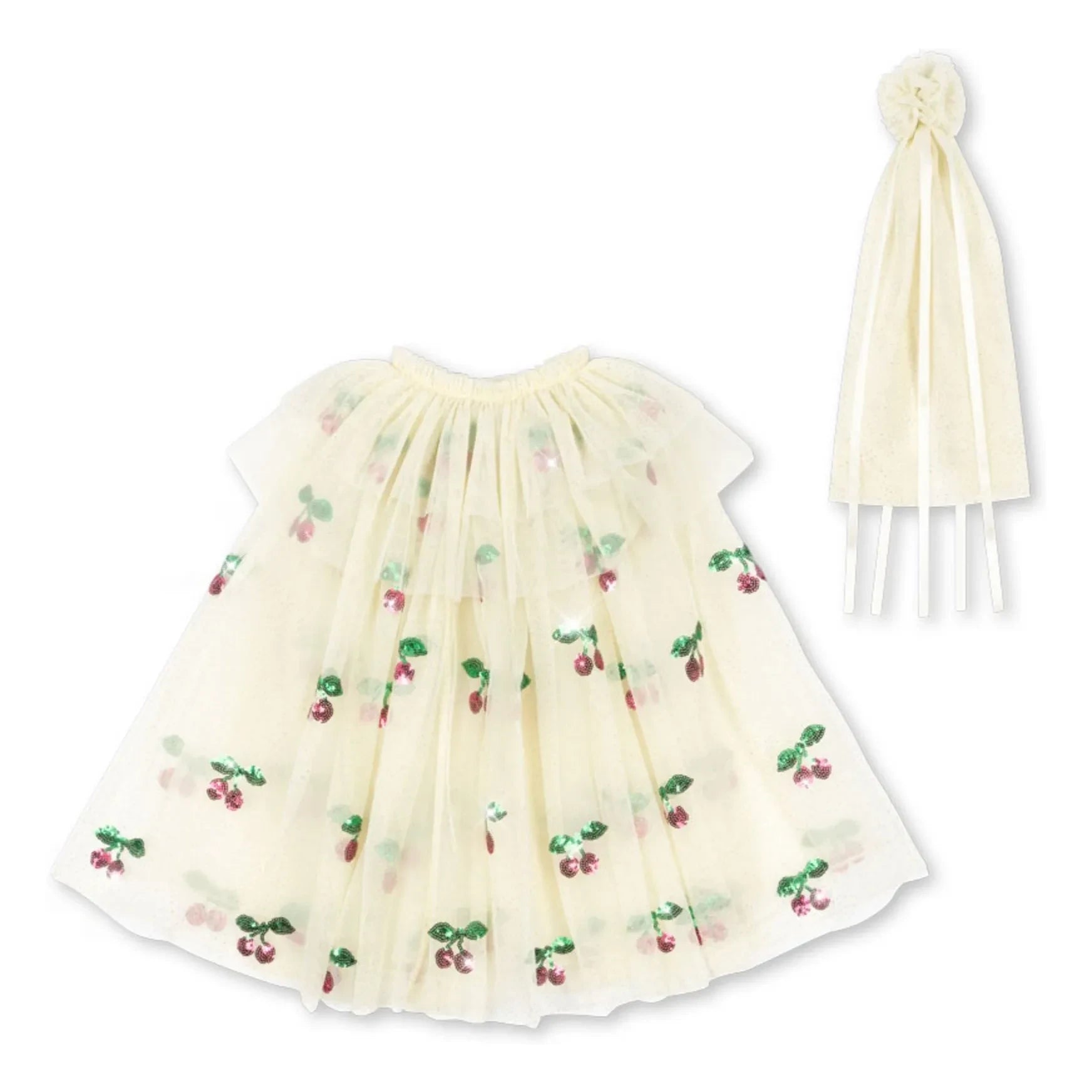 Konges Sløjd - Cherry cape and wand | White