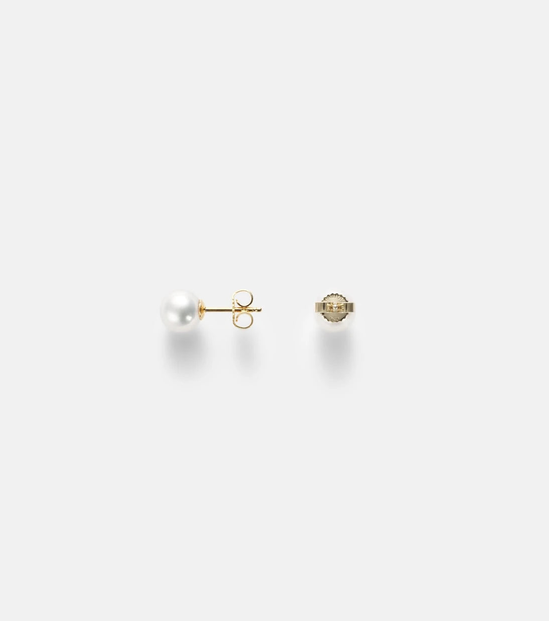 Mikimoto - 18kt gold earrings with akoya pearls