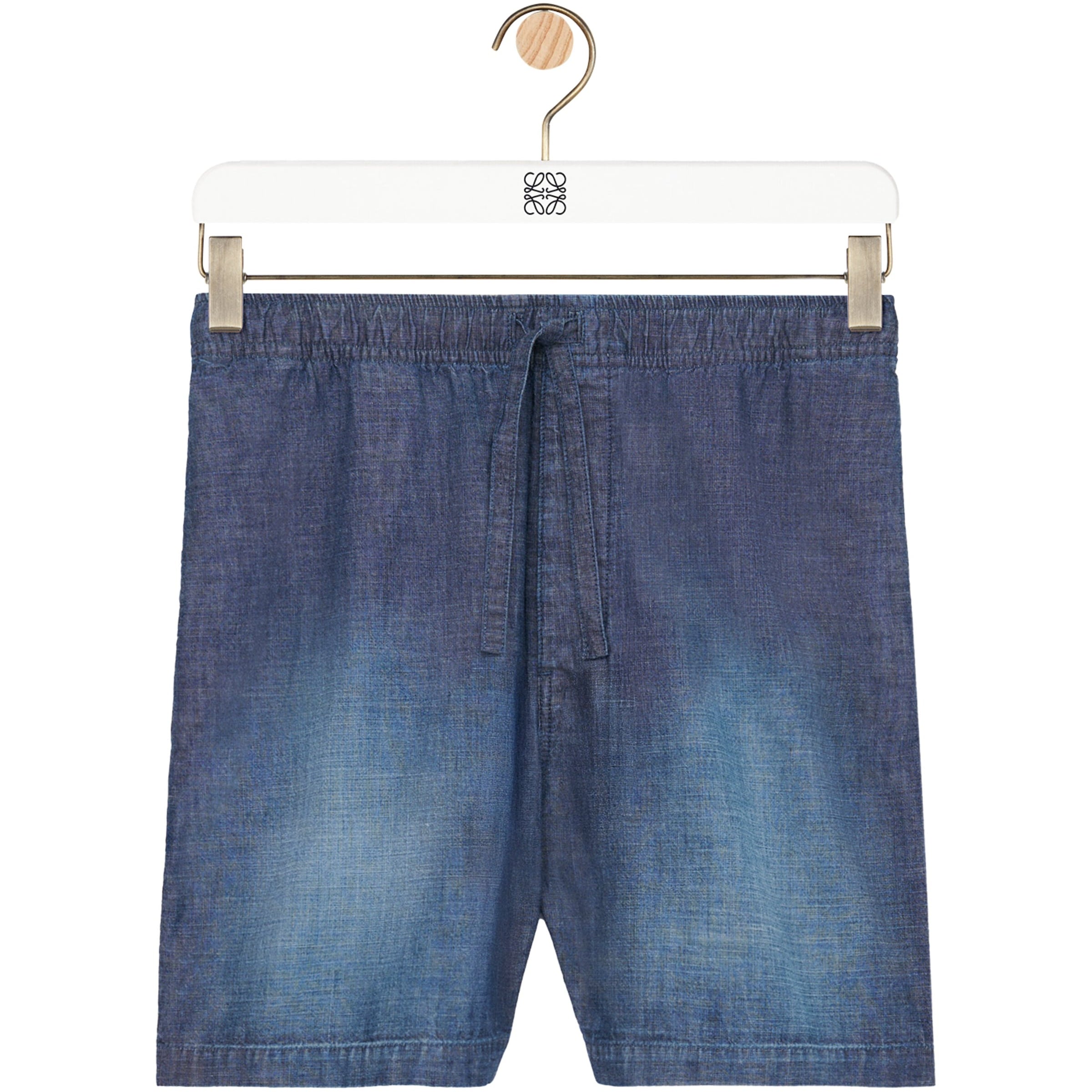 Cotton Chambray Shorts