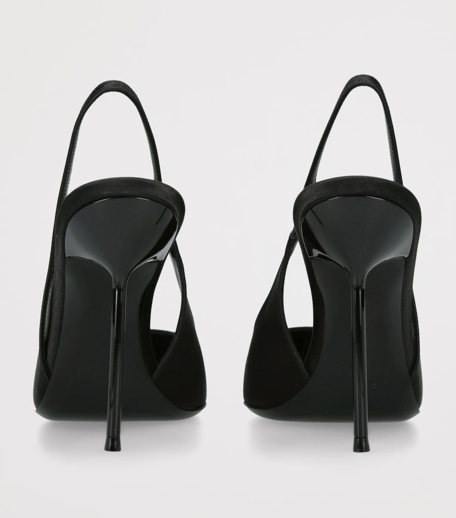 Satin Lidia Slingback Pumps 105