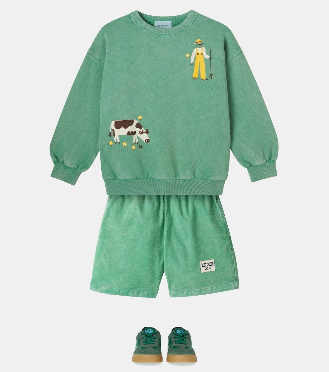 Bobo Choses - Farm Adventure cotton jersey sweatshirt