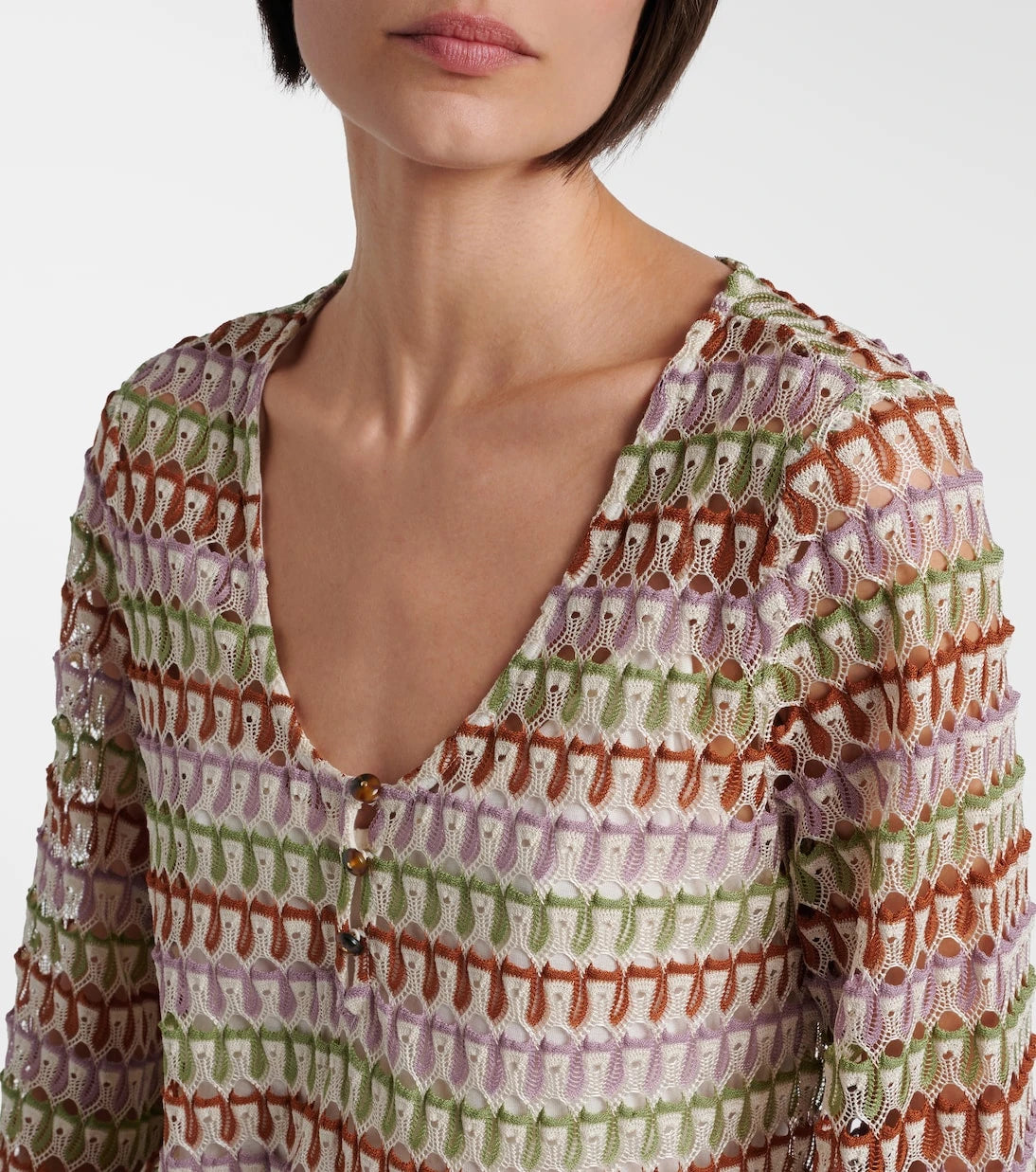 Veronica Beard - Novien crochet minidress