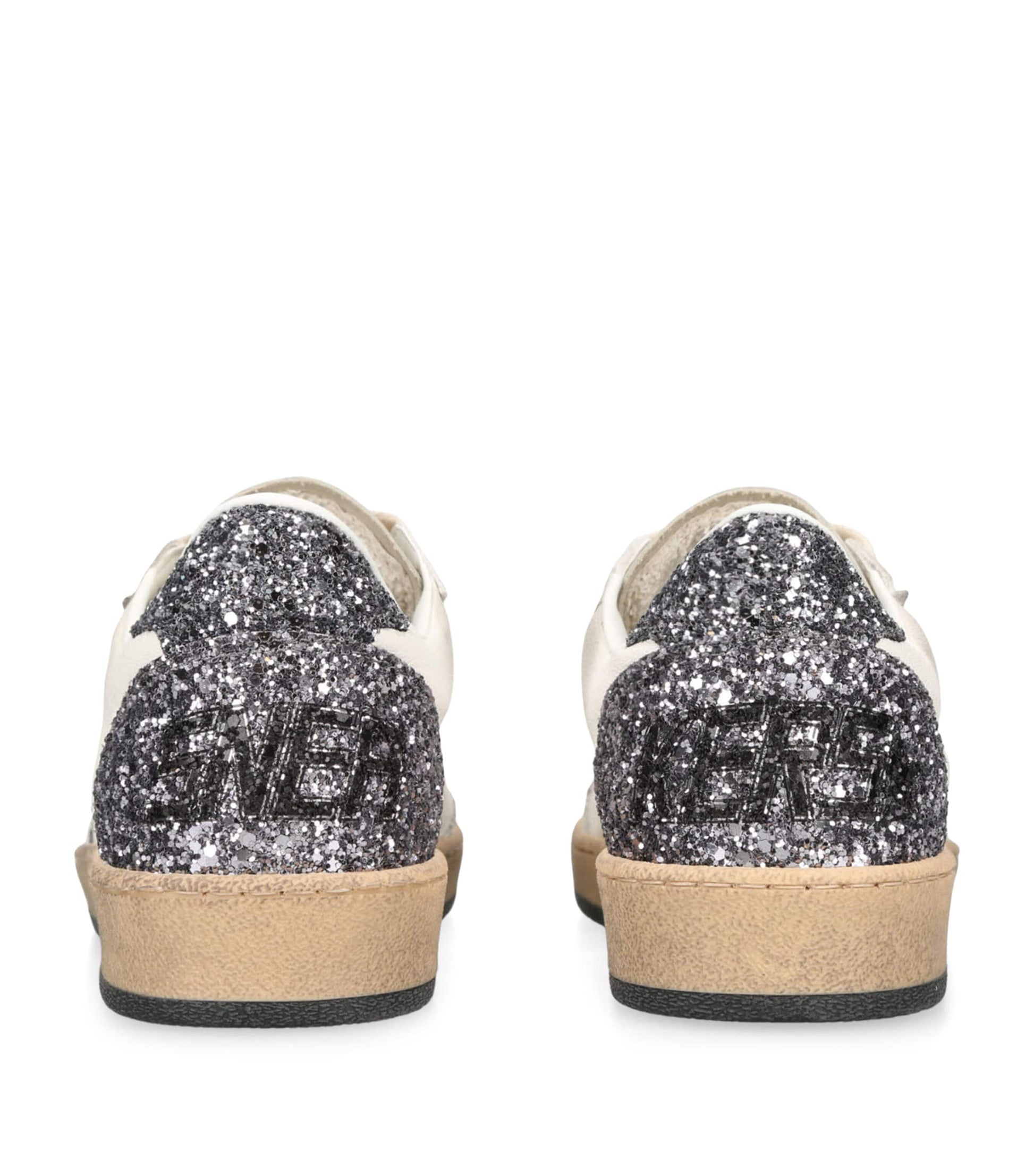 White Leather Ball Star Sneakers