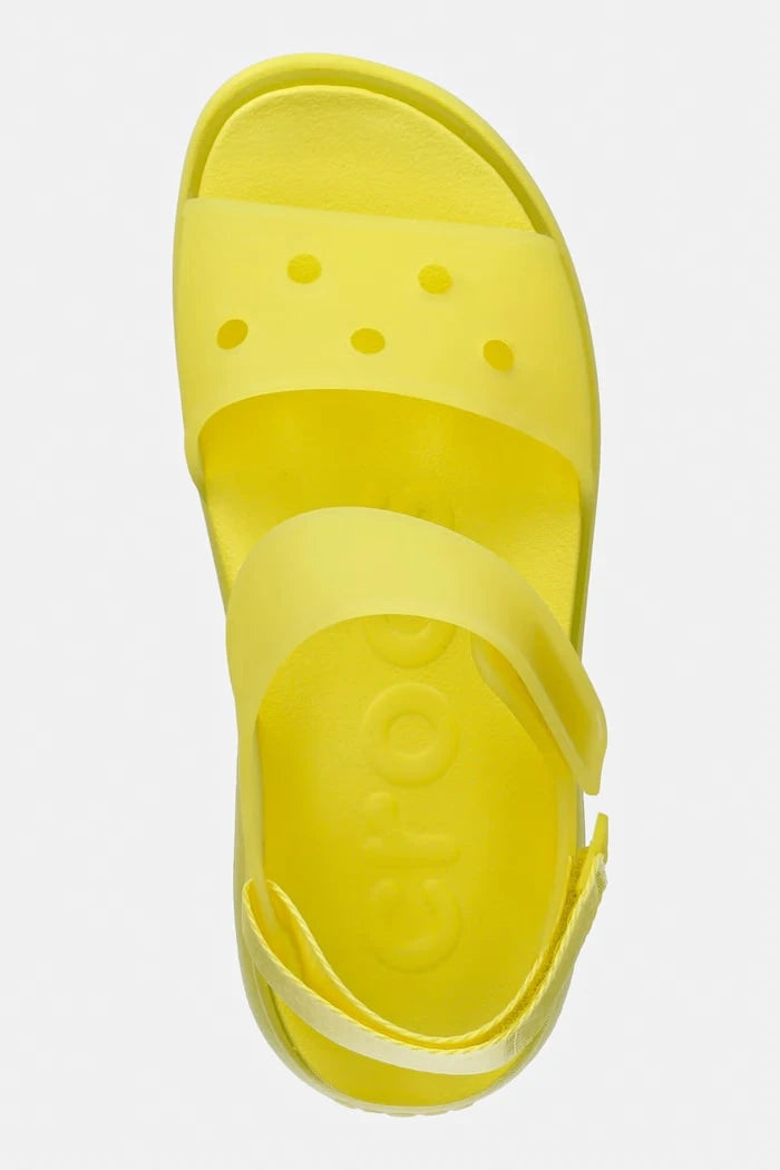 Crocs дамски сандали с платформа Soho Frosted Y Strap Sandal