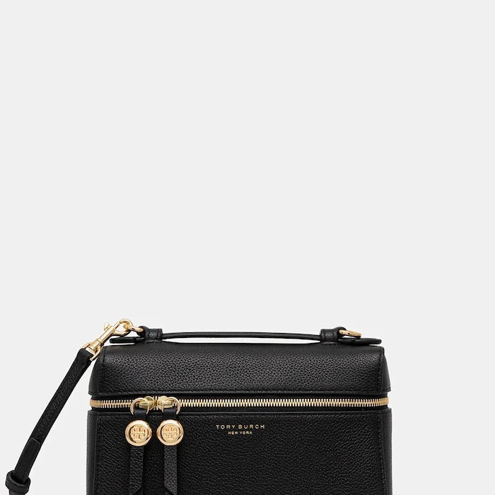Кожена чанта Tory Burch Romy Slim