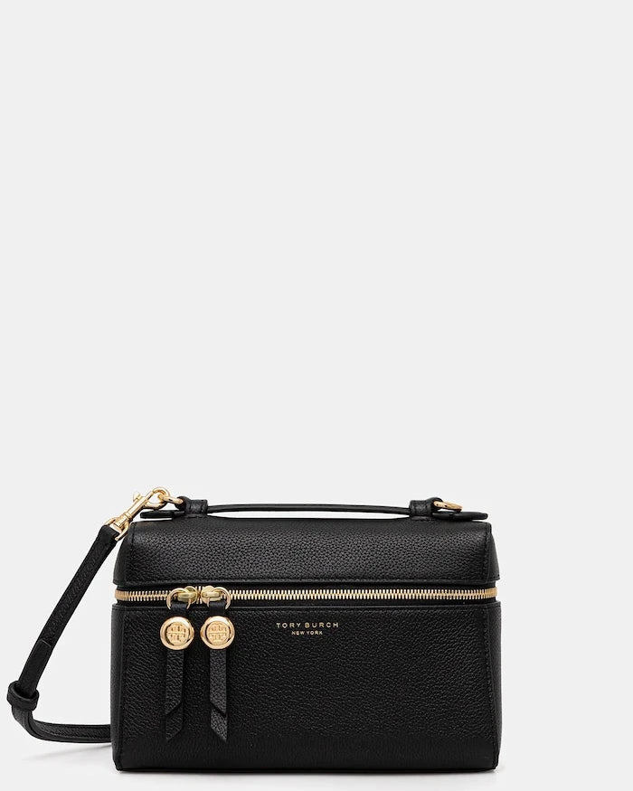 Кожена чанта Tory Burch Romy Slim