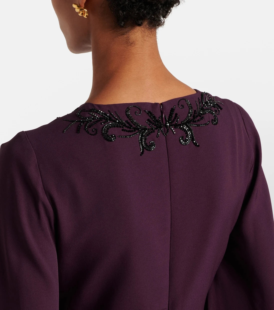 La DoubleJ - Sorella embroidered maxi dress
