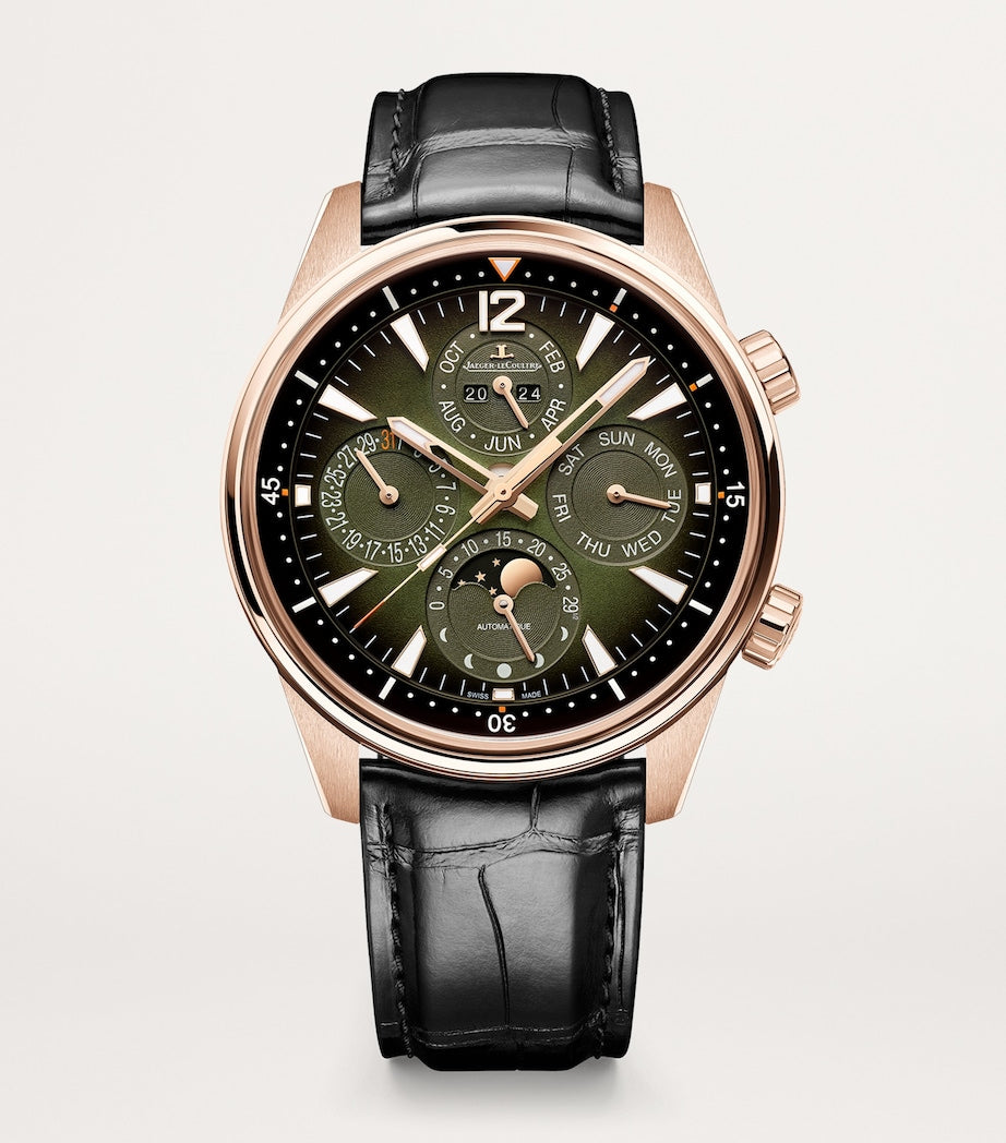 Jaeger-LeCoultre Pink Gold Polaris Perpetual Calendar Watch 42mm