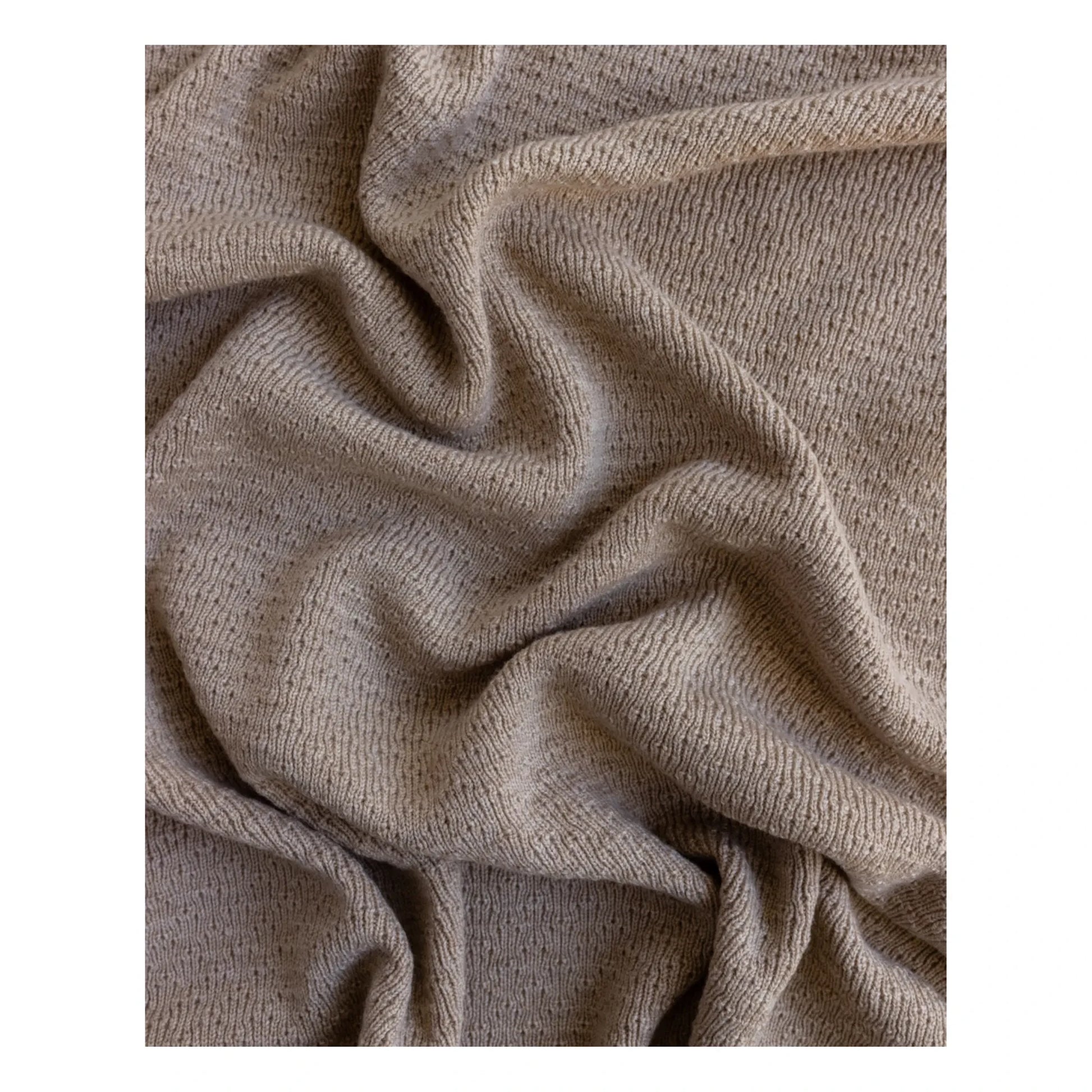 Hvid - Dora Merino Wool Blanket | Sand