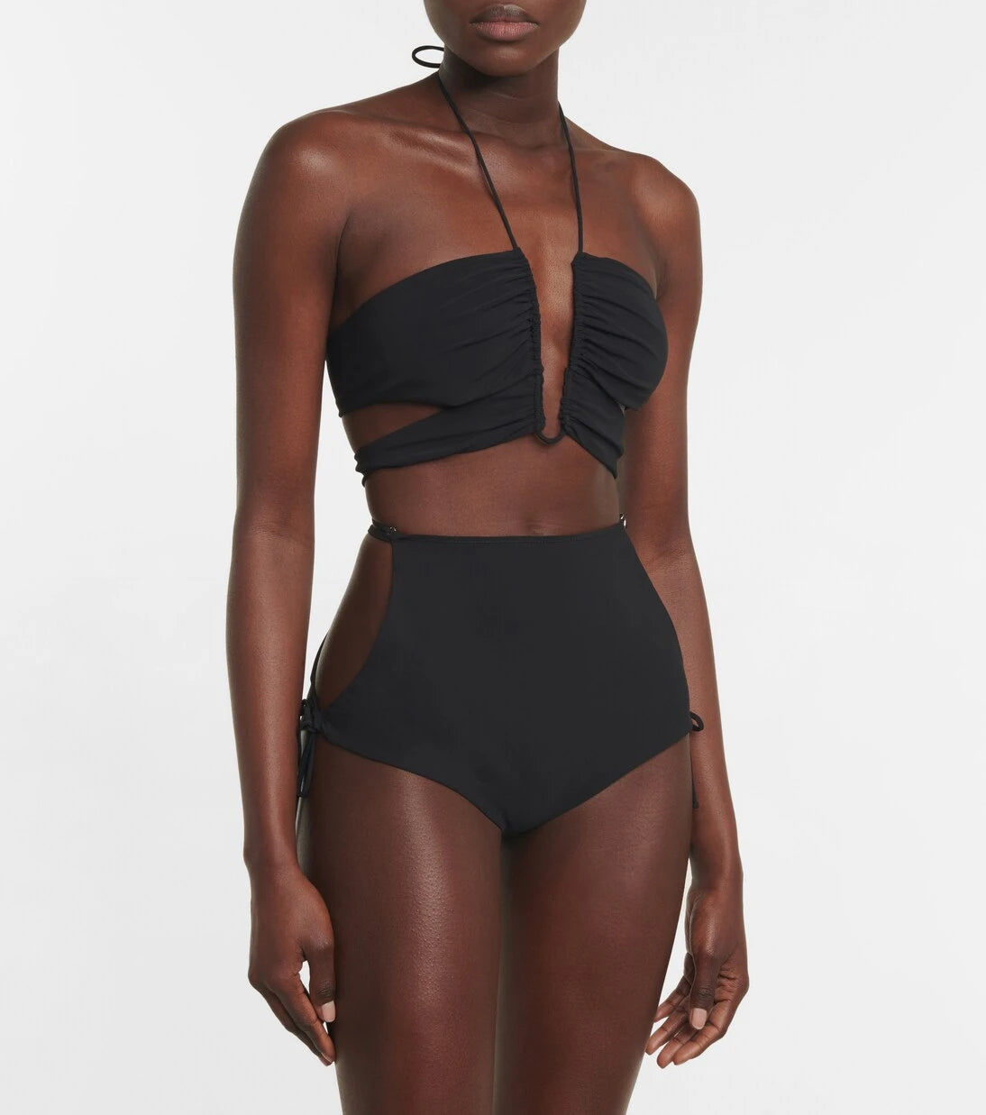 Nensi Dojaka - Cutout high-rise shorts