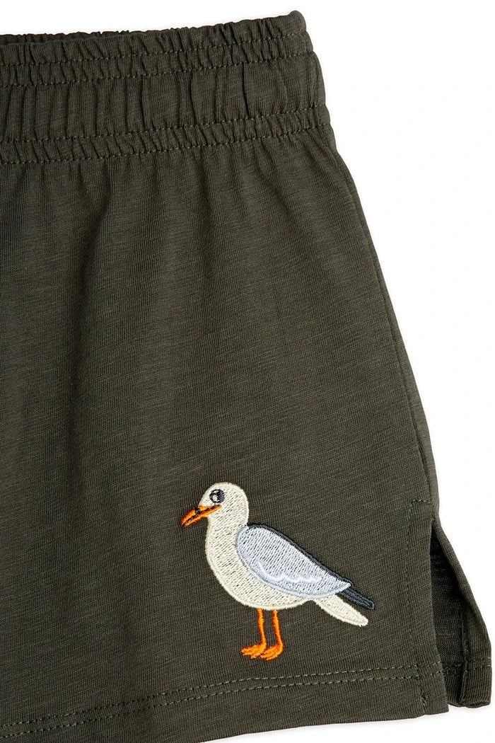 Mini Rodini Seagull Çocuk Pamuklu Kısa Şort