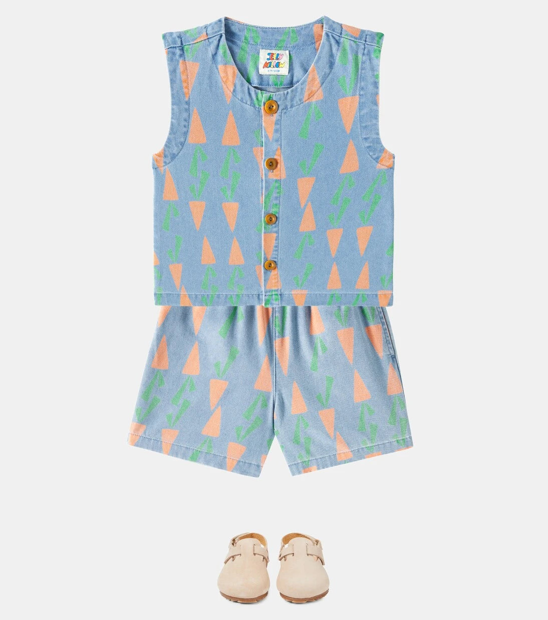 Jellymallow - Carrot denim shorts