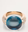 Rose Gold, Diamond and Topaz Iconica Ring