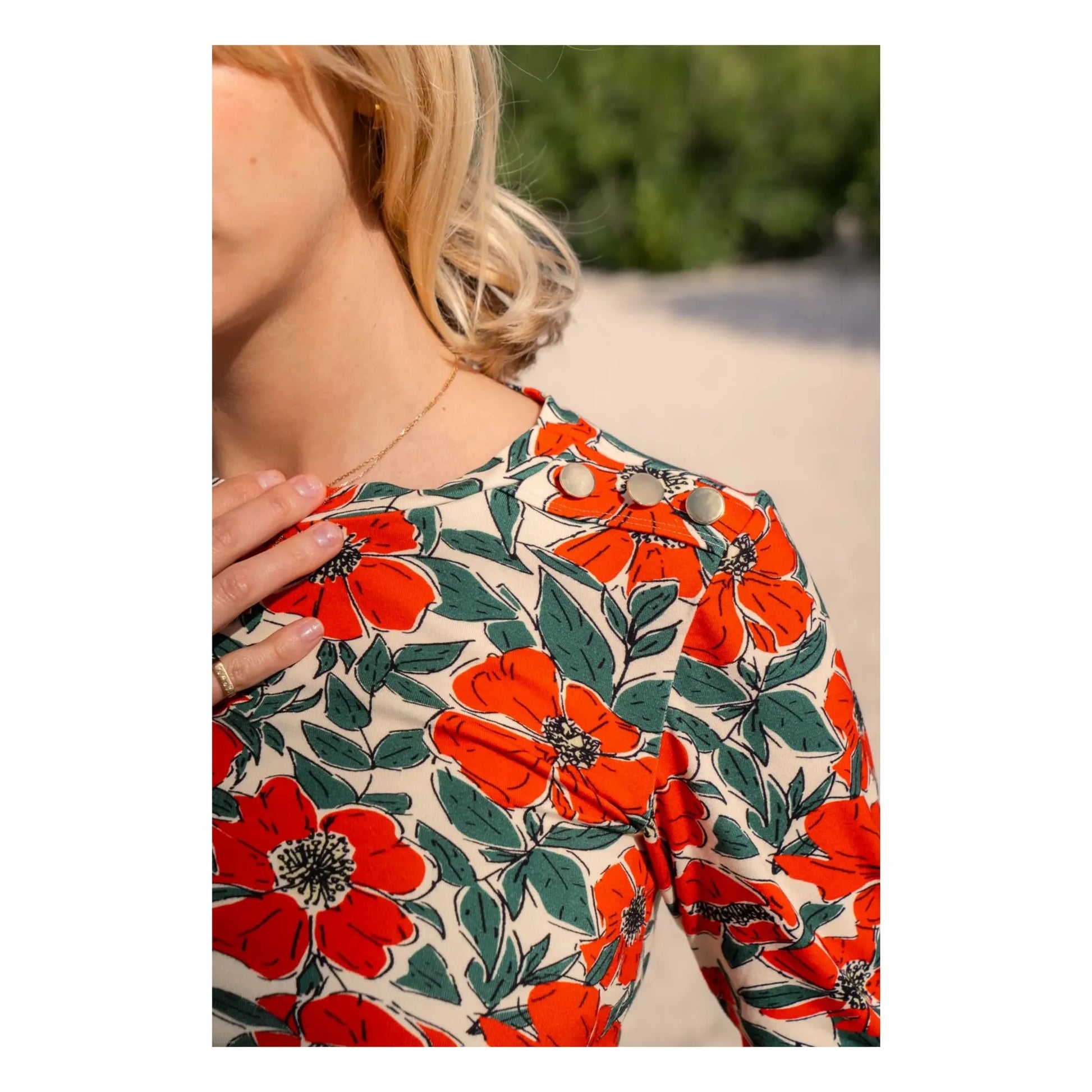 Paloma Collection - Mona Poppy Pregnancy Top | Red