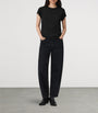 AllSaints Black Anna Shimmer T-Shirt